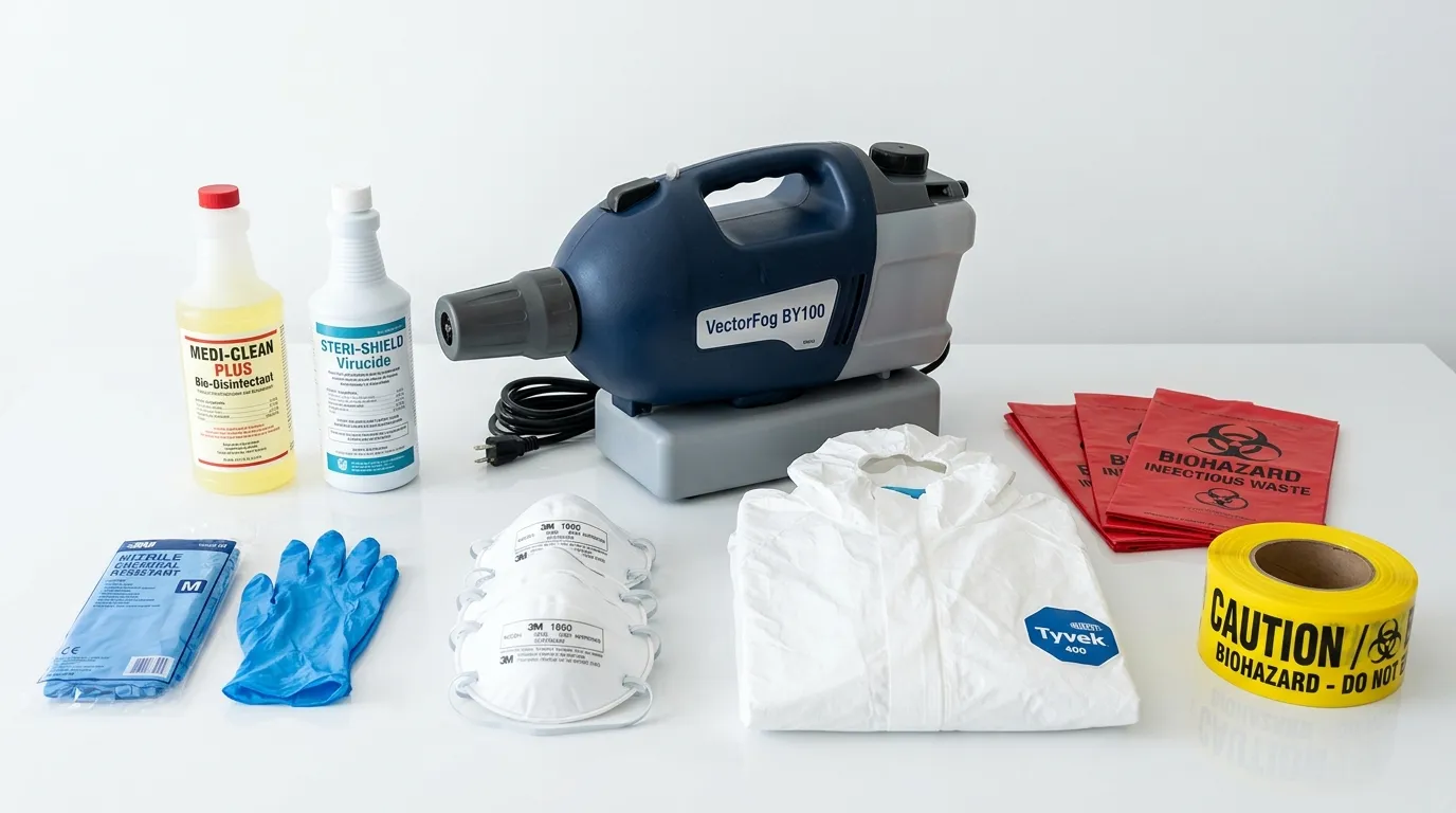 Professional biohazard remediation crew working in Saint Louis Park